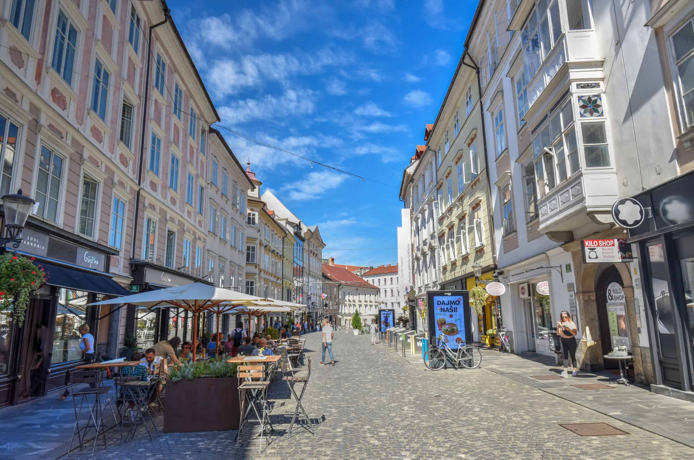 Stari trg square ljubljana slovenia