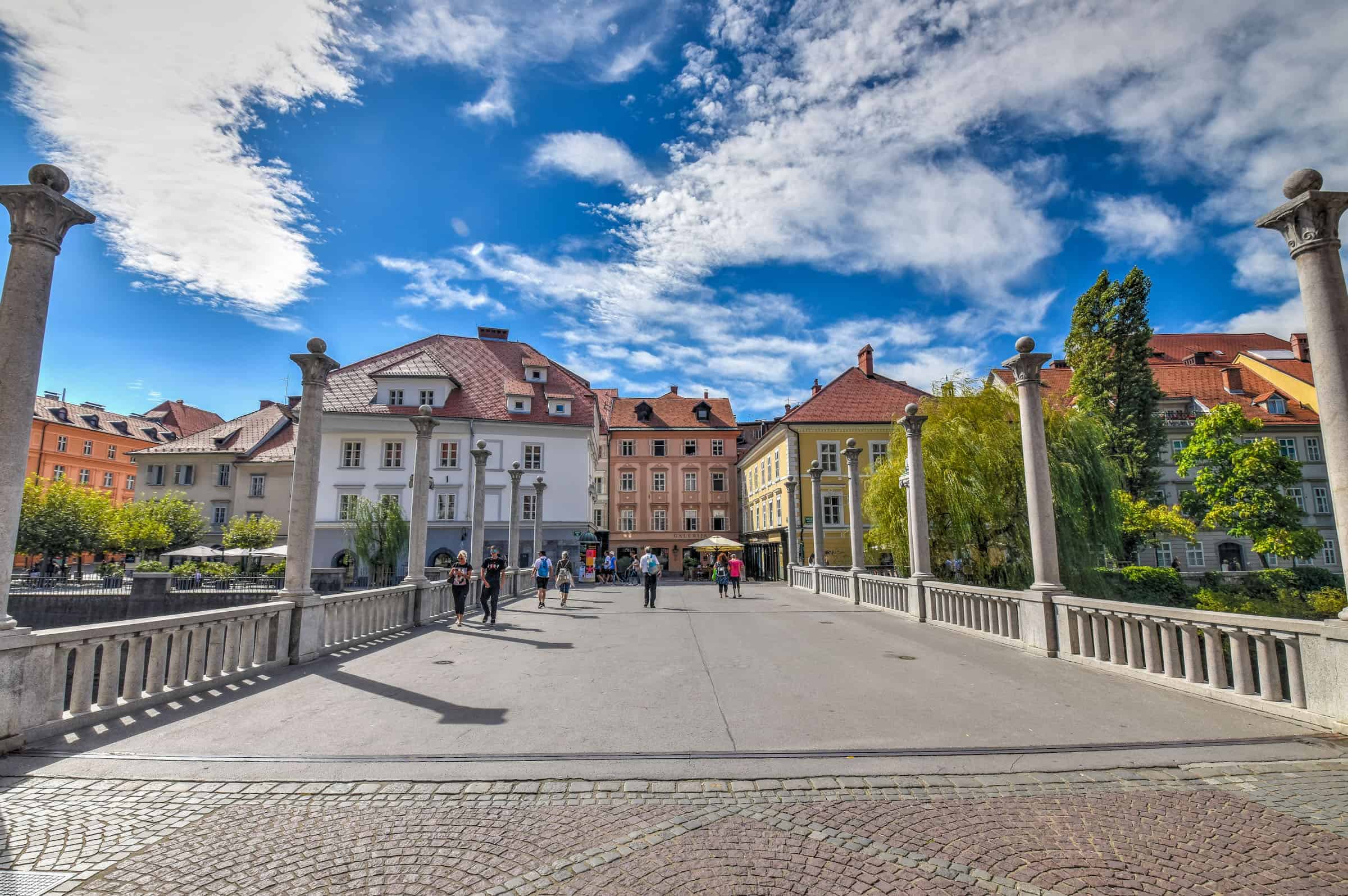 cobblers' bridge ljubljana slovenia