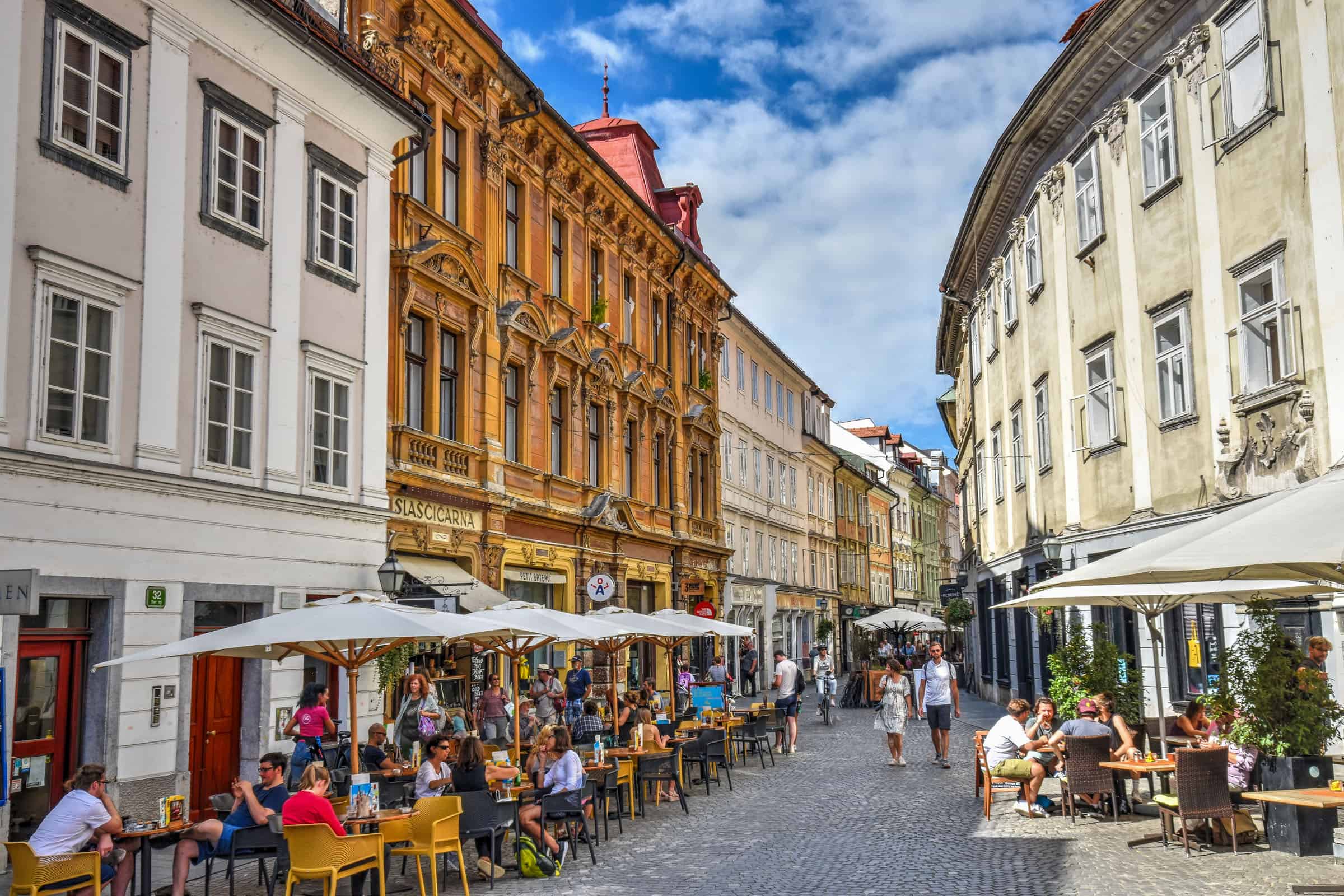 Stari trg square ljubljana slovenia