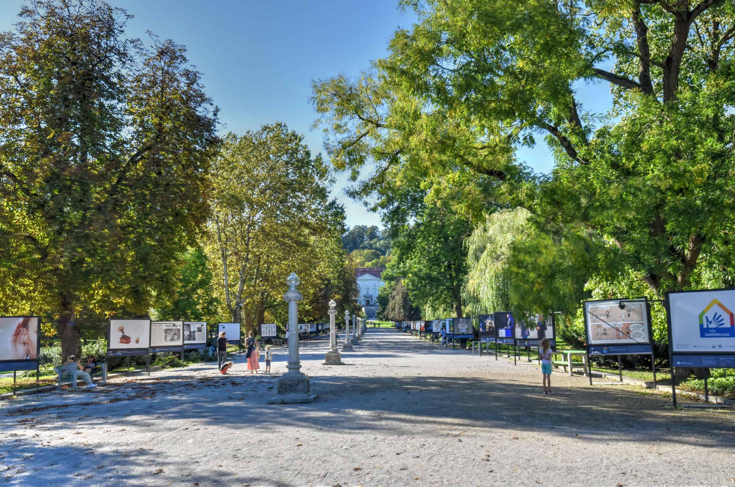 tivoli park ljubljana slovenia