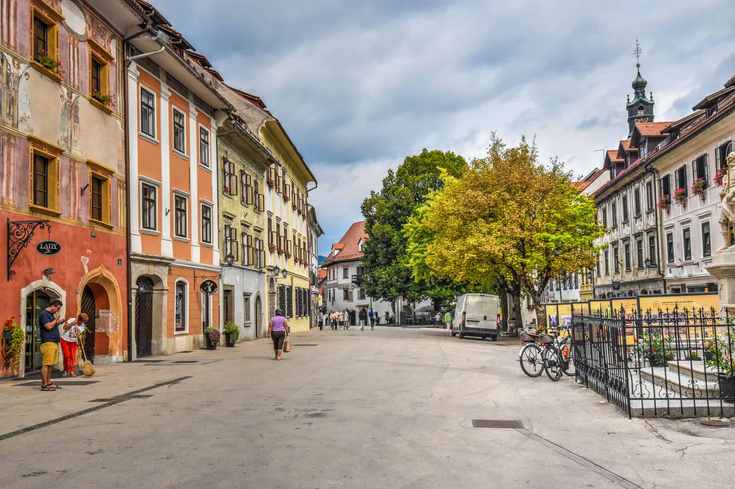 Škofja Loka old town square