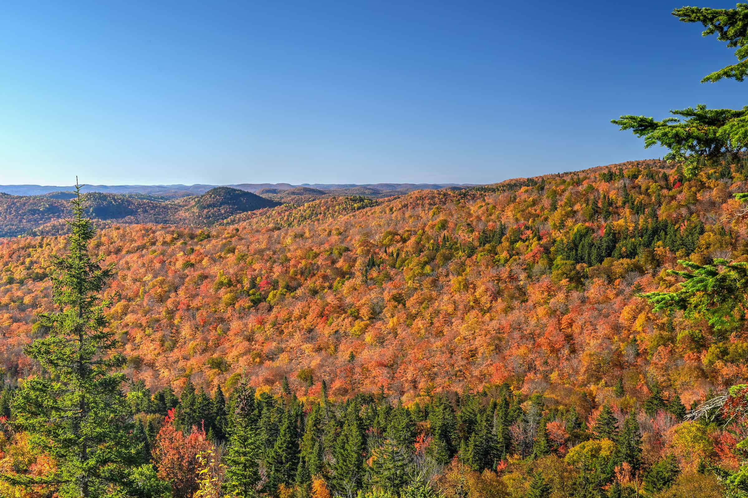 point de vue sentier mont ouareau