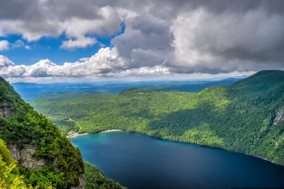 Mount Pisgah summit viewpoint