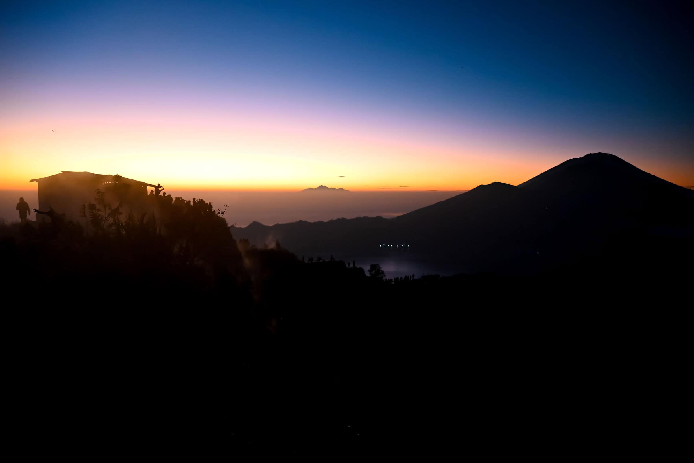 sunrise views from Mount Batur