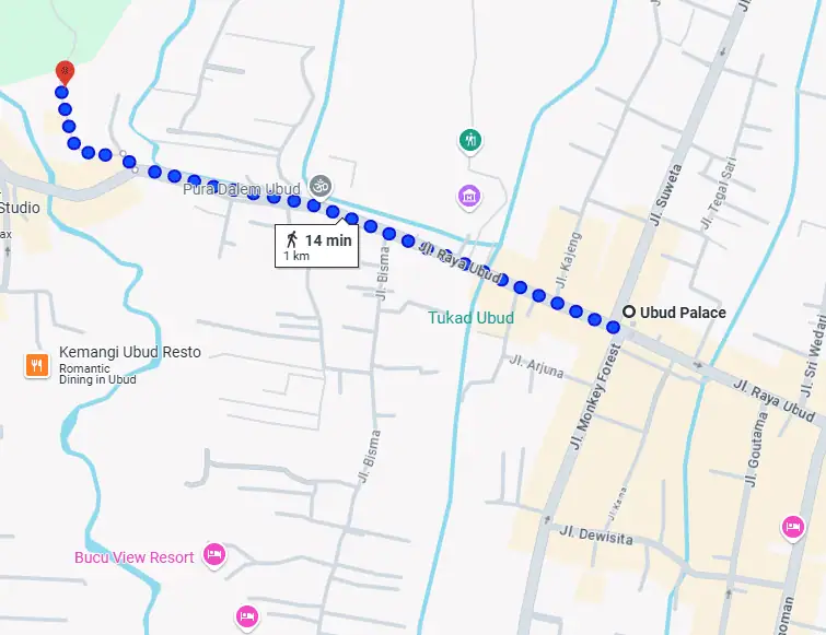 Campuhan Ridge Walk directions