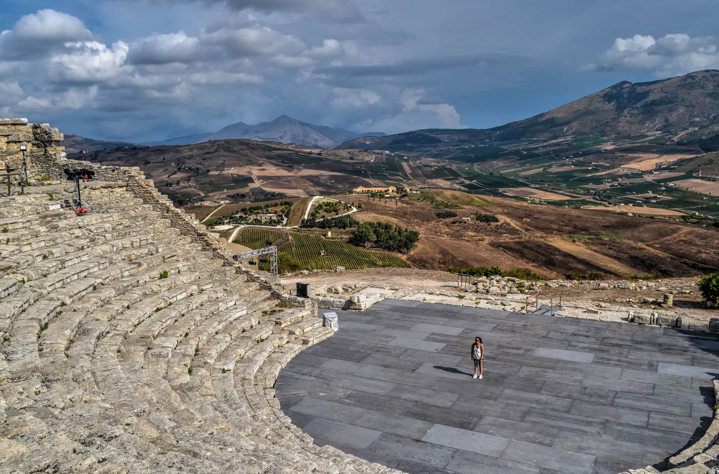 Segesta Greek Theater in Sicily