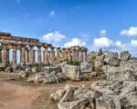 temple in Selinunte Archaeological Park in Sicily