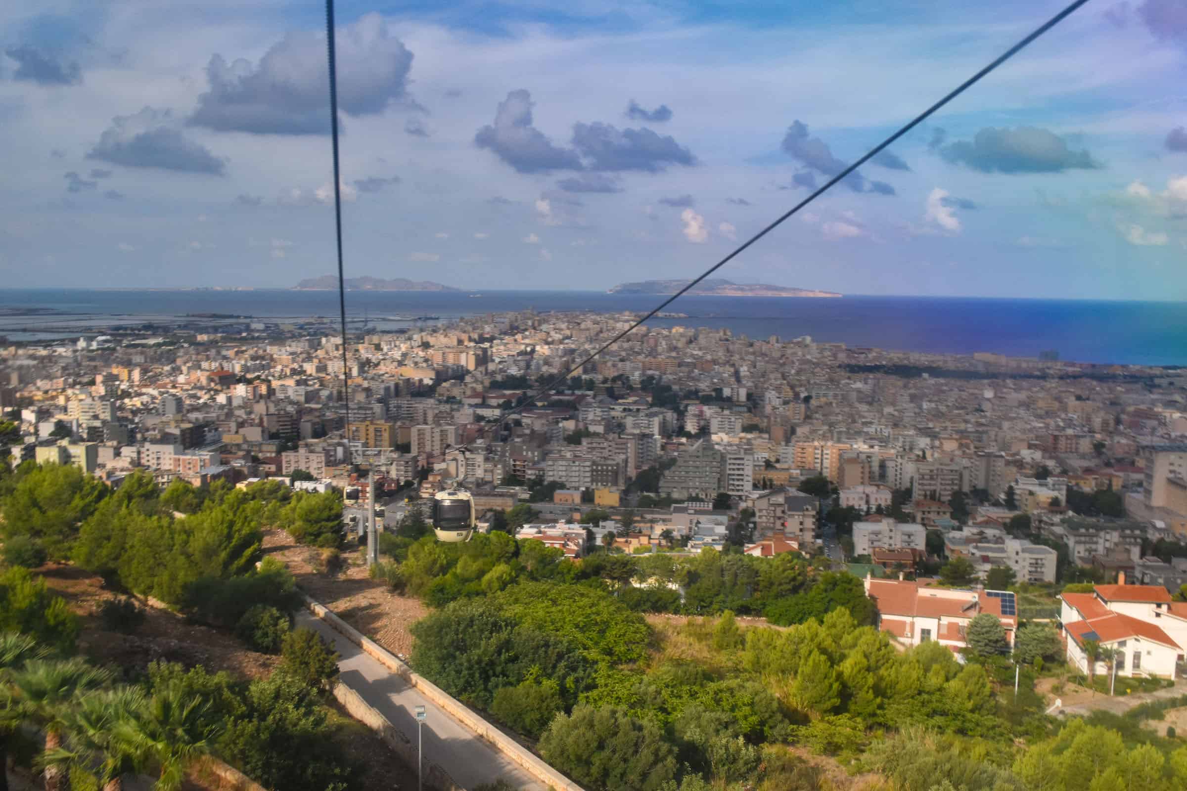 trapani cable car to erice
