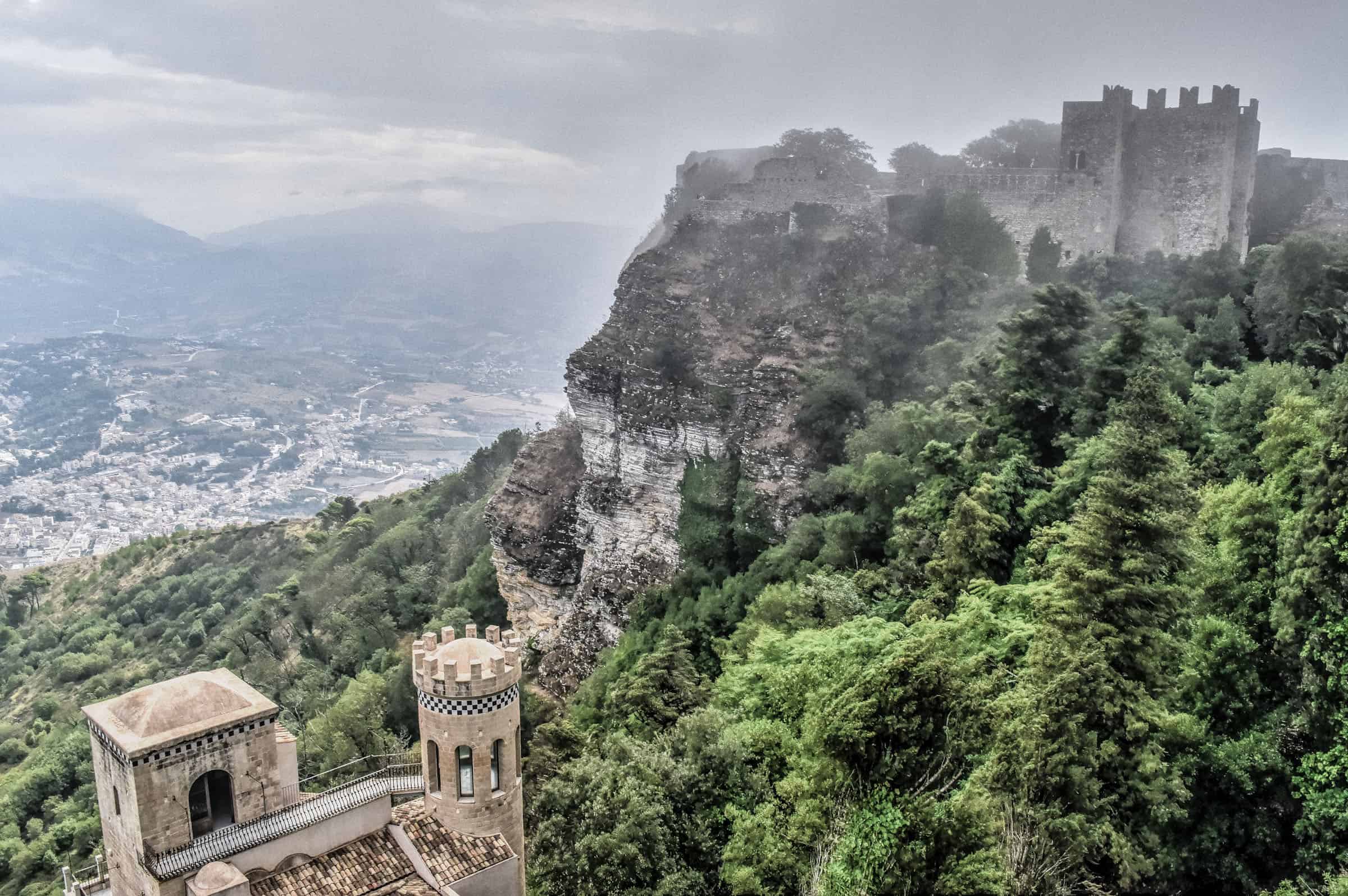 Torretta Pepoli (tower) in Erice sicily