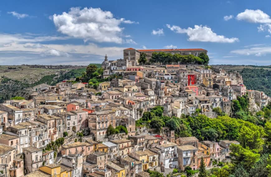 viewpoint of ragusa sicily