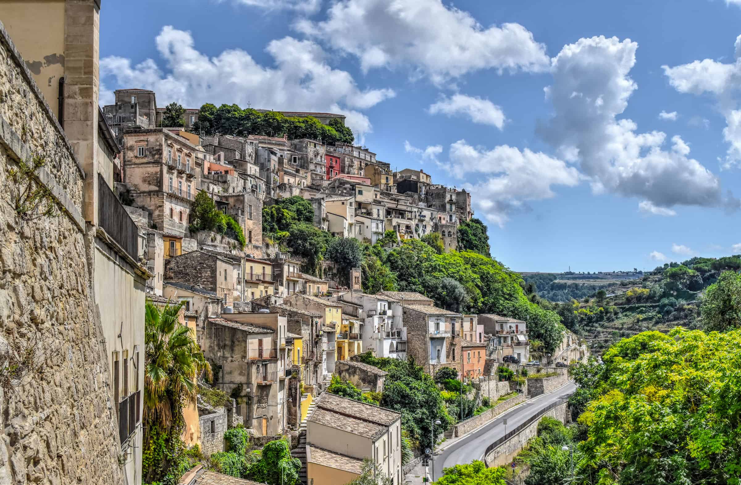 viewpoint of ragusa sicily
