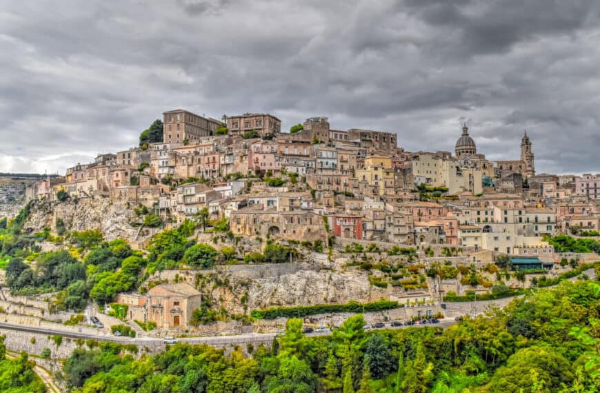 viewpoint of ragusa sicily