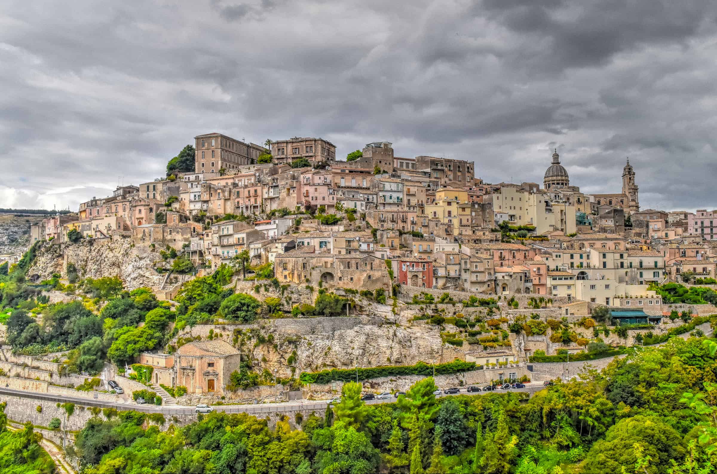 viewpoint of ragusa sicily