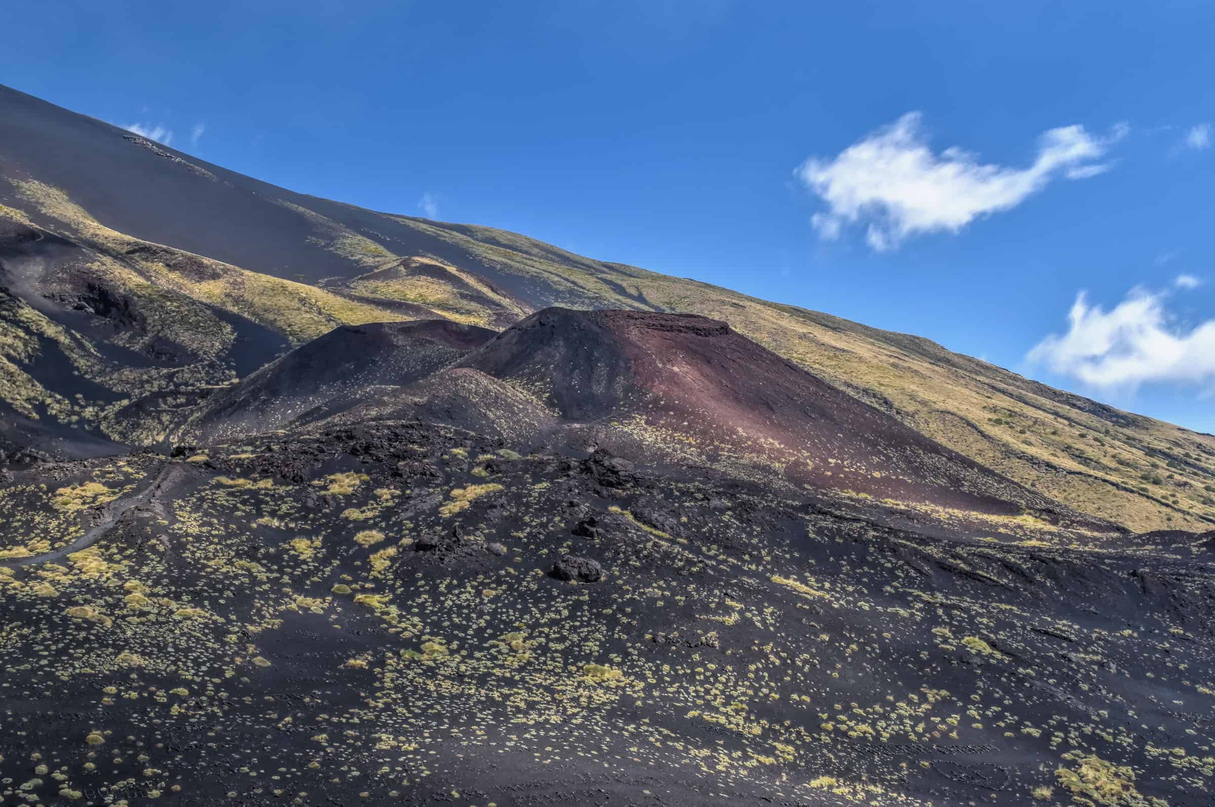 slope of mount etna