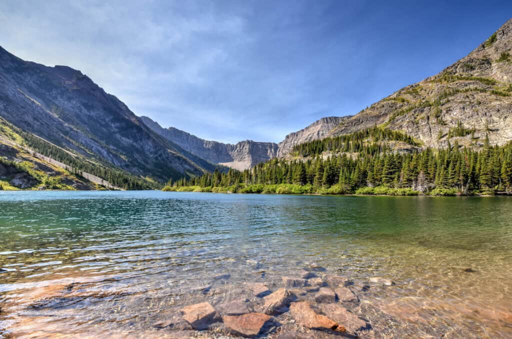 Bertha Lake in Waterton