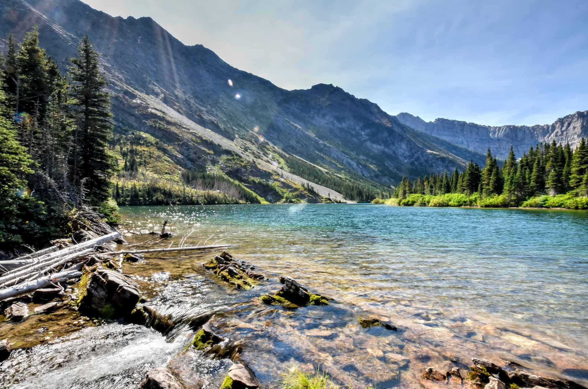 Bertha Lake in Waterton