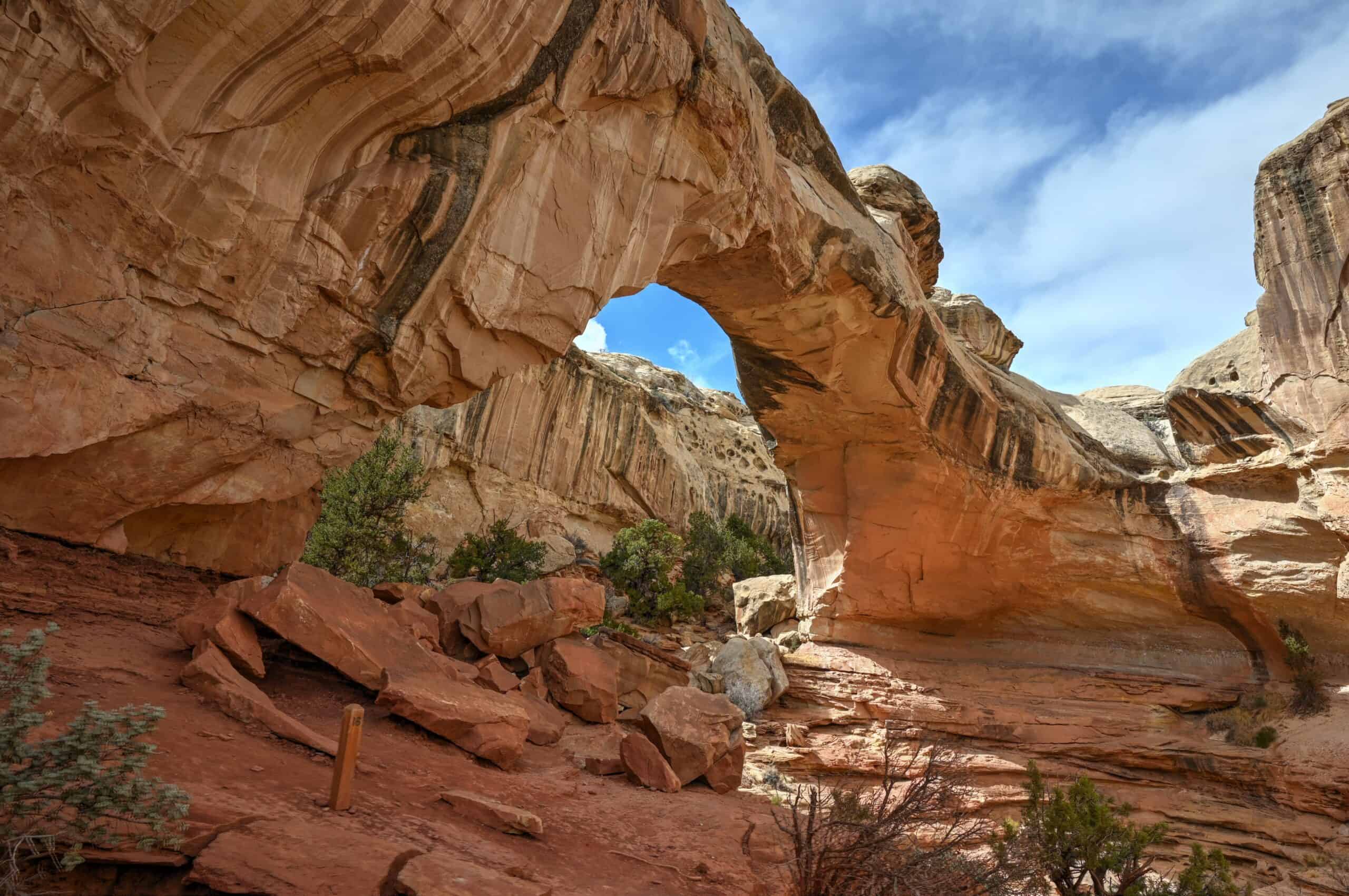 hickman bridge in capitol reef