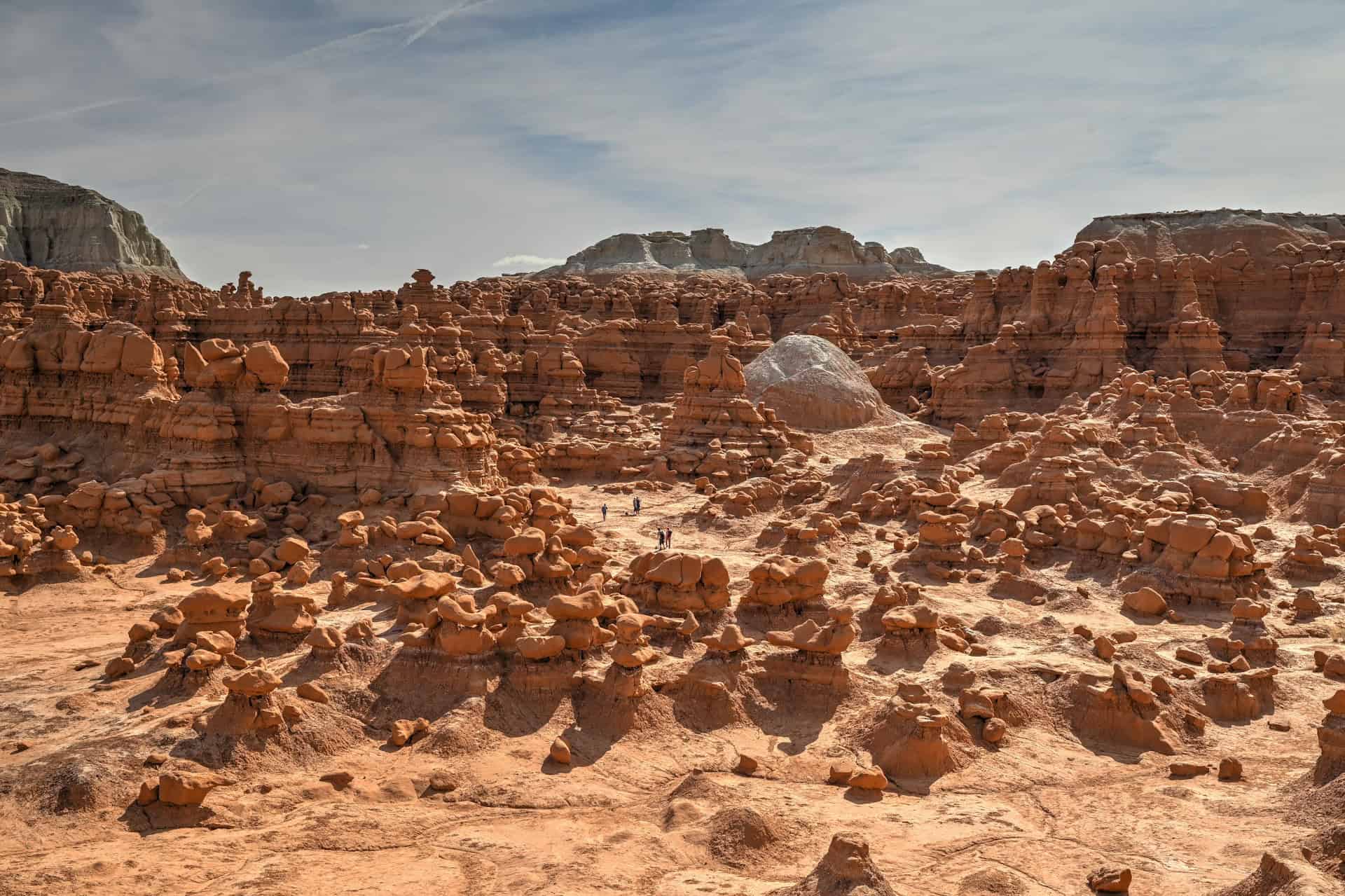 hoodoos in goblin valley state park utah