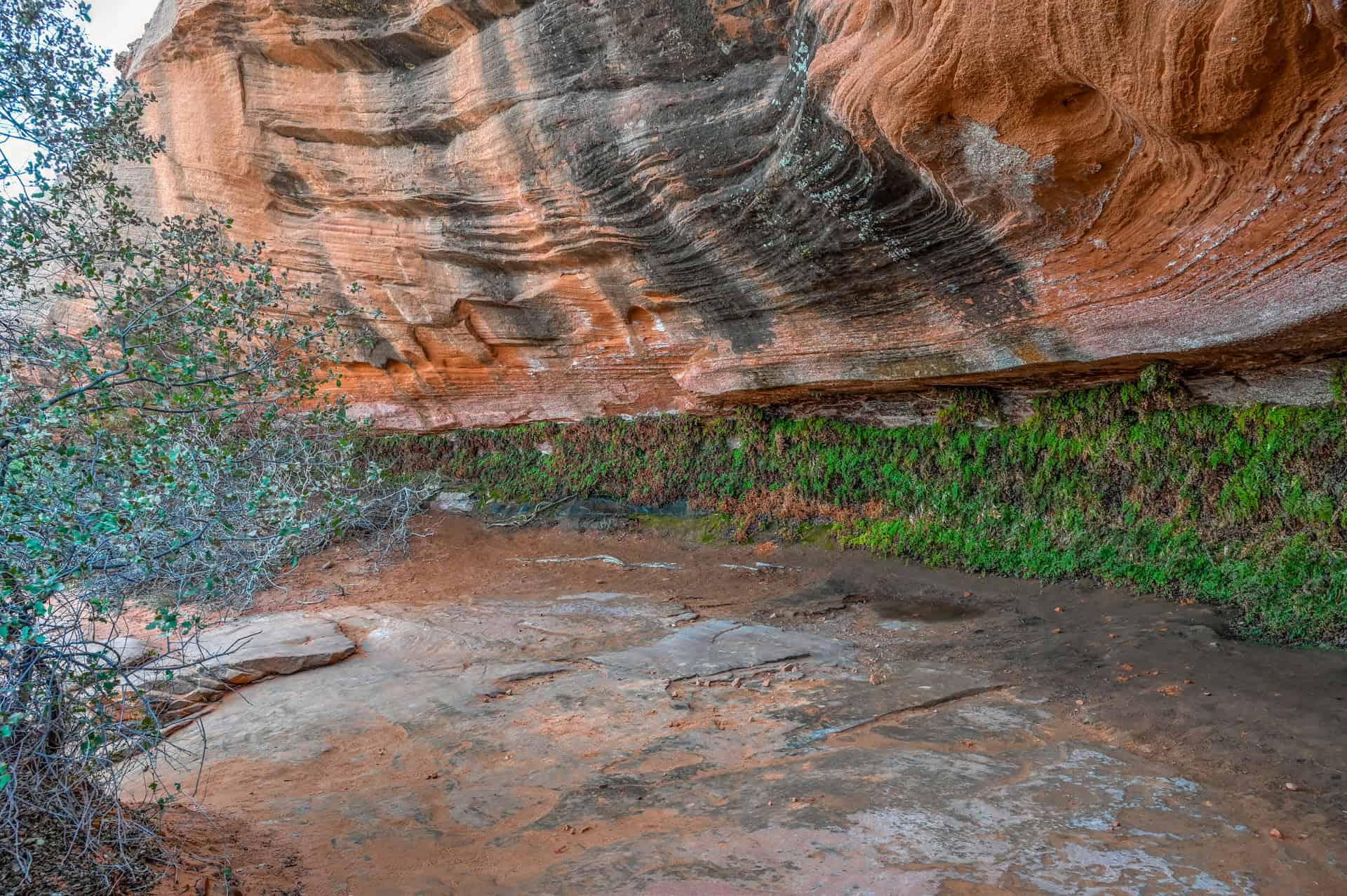 the hanging garden alcove in page