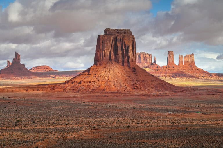 view from Artist’s Point in monument valley