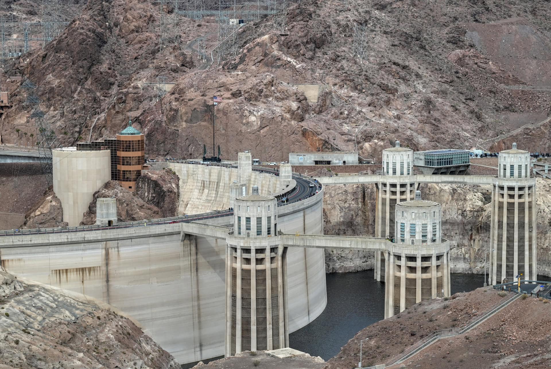 view of hoover damn