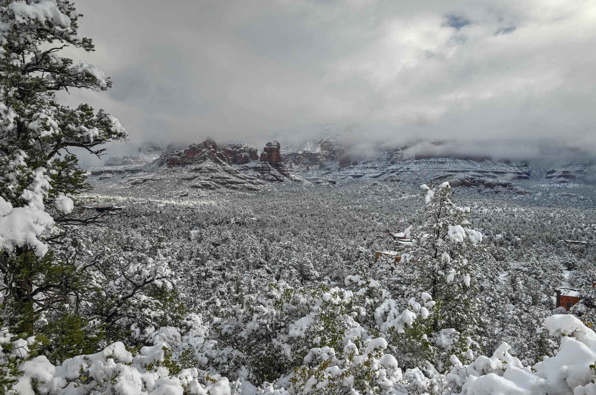 winter in sedona