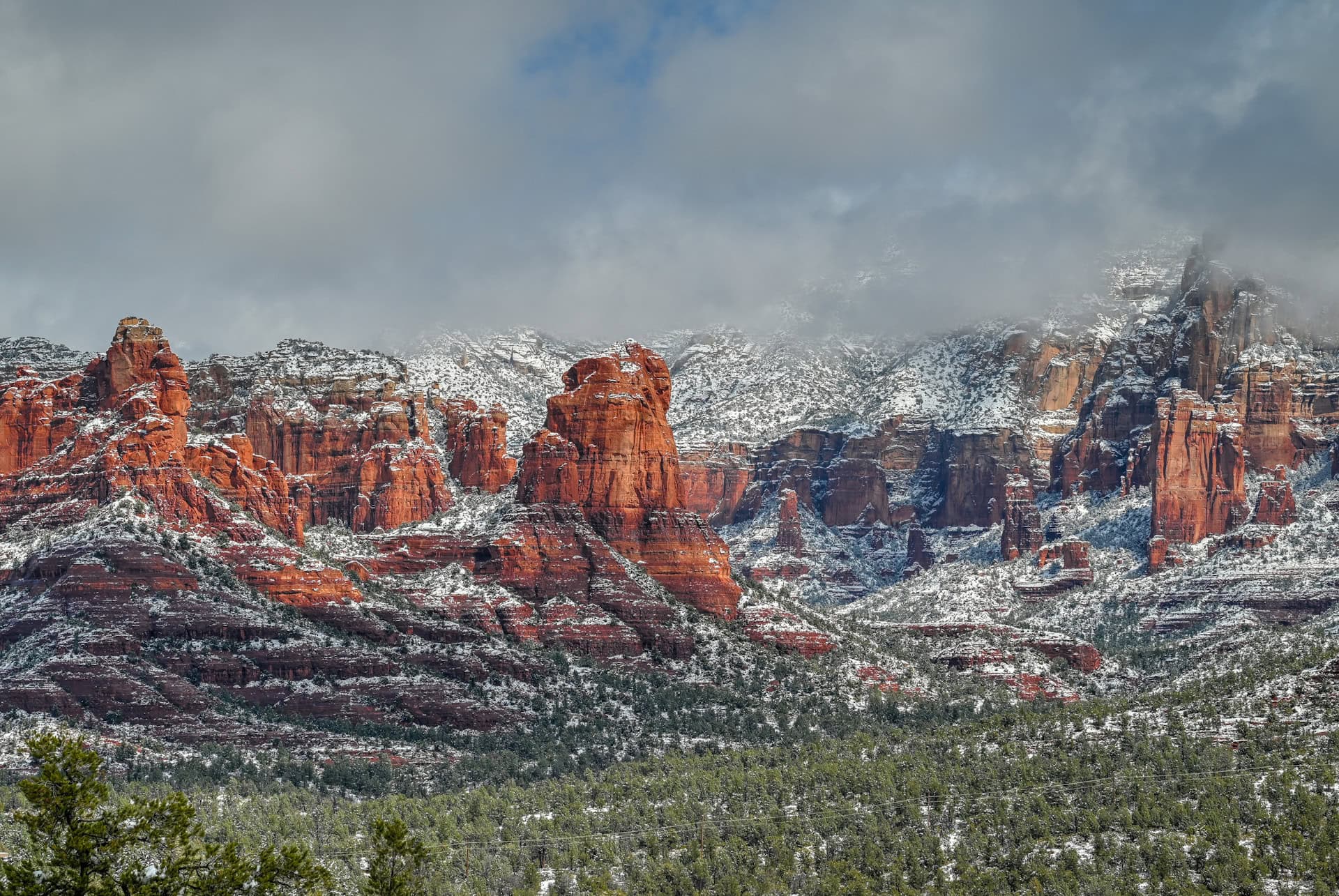 view from the soldier pass trail in sedona