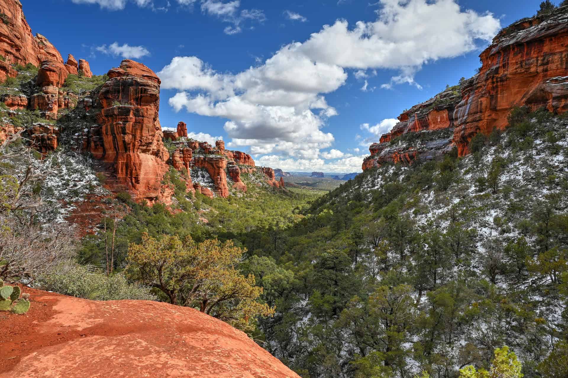 view of fay canyon in sedona