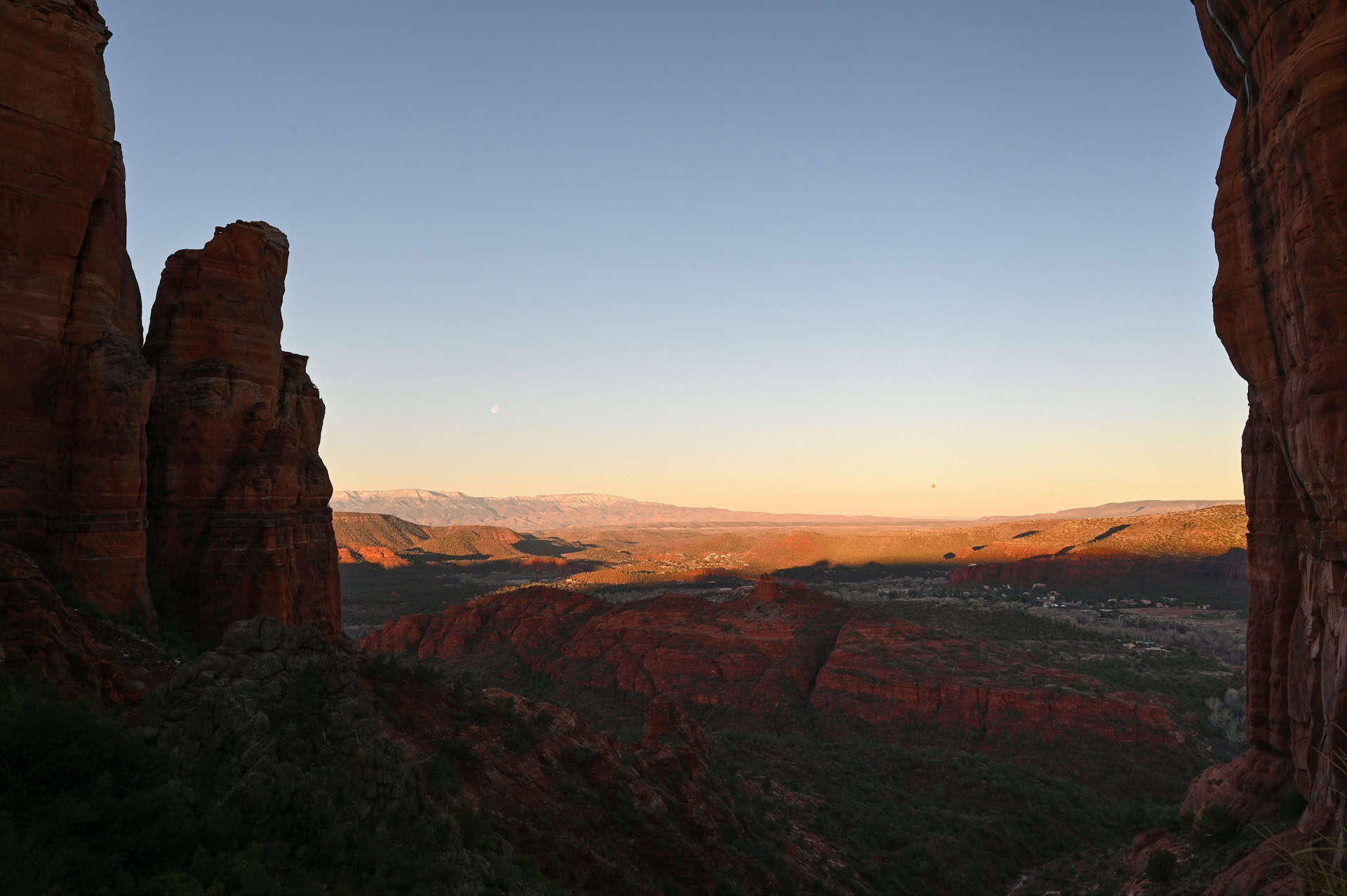 sunrise from cathedral rock