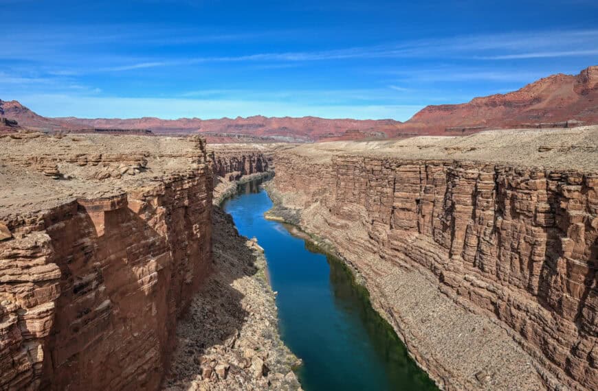 marble canyon view from navajo bridge