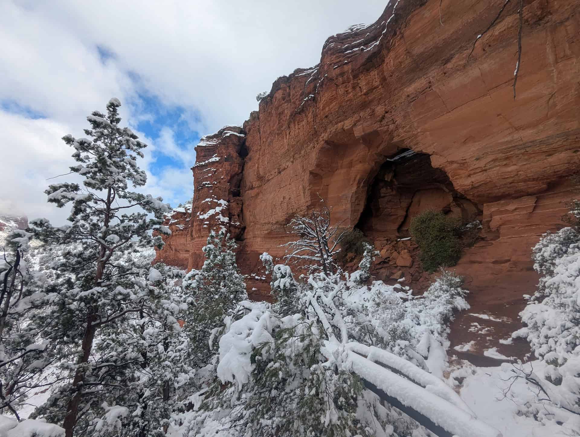 soldier pass cave trail in sedona