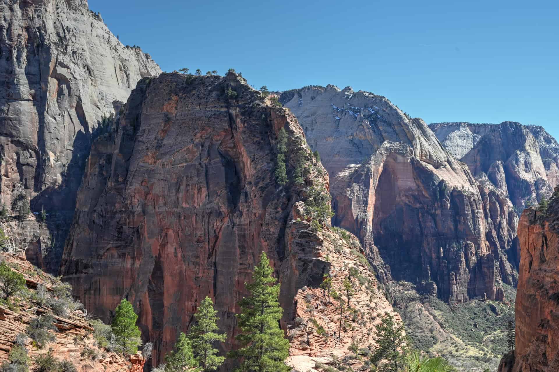 view of angel's landing in zion