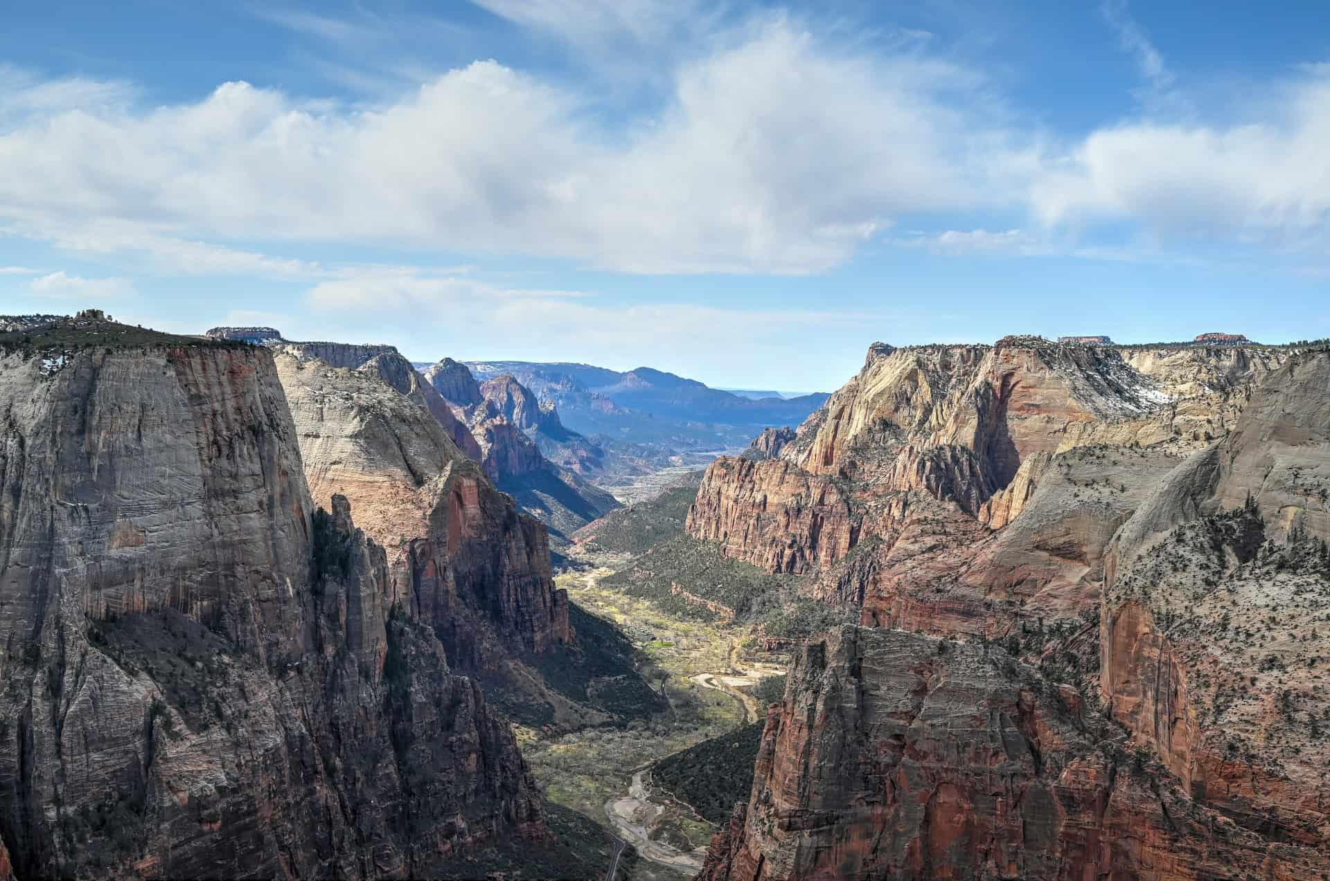 observation poin in zion national park
