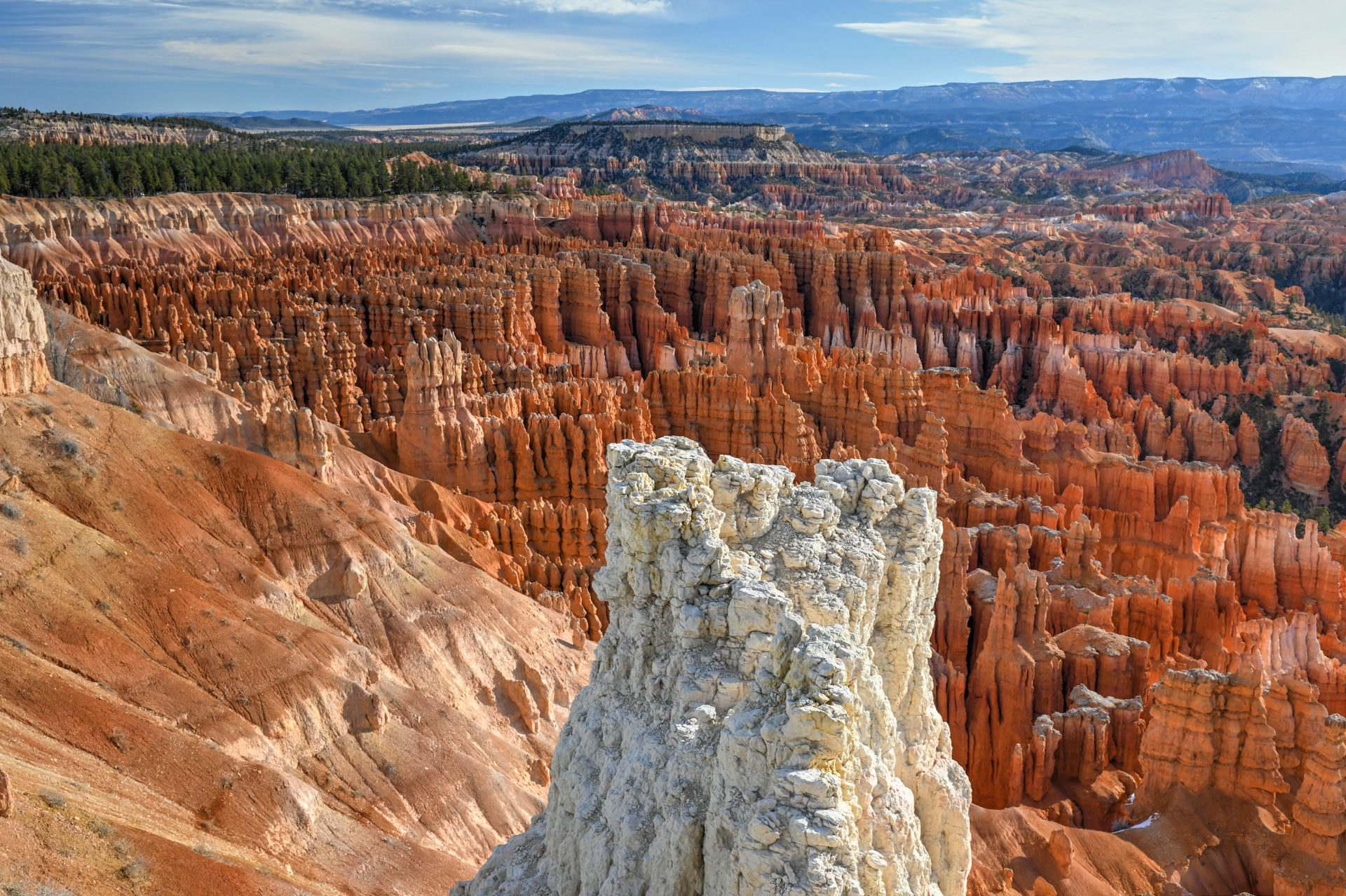 view from the rim trail near sunset point
