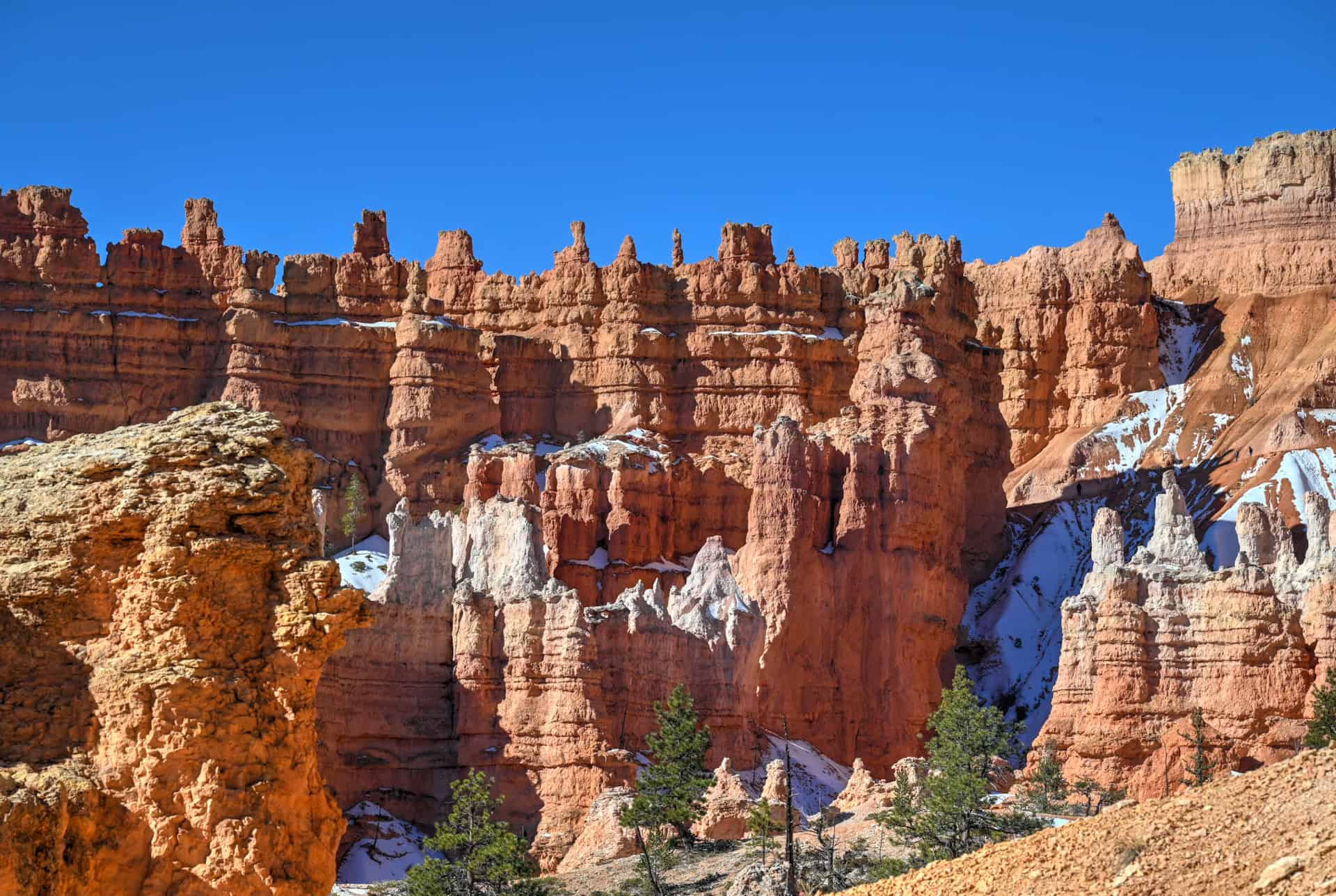 scenery along the navajo loop and queen's garden trail
