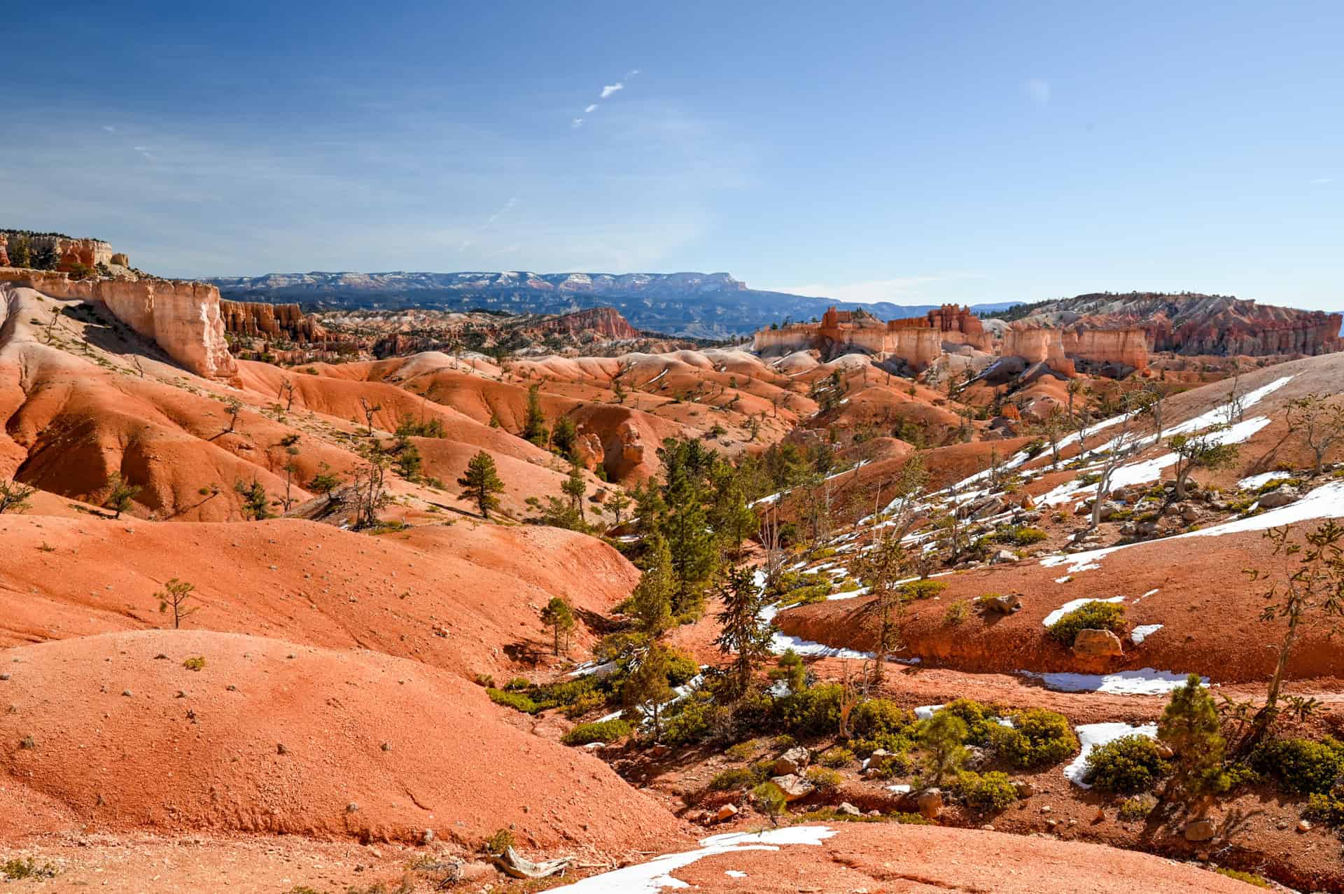 desert scernery in bryce canyon national park