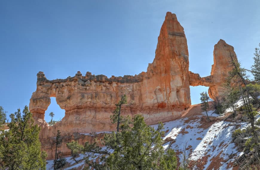 view of the tower bridge in bryce canyon national park