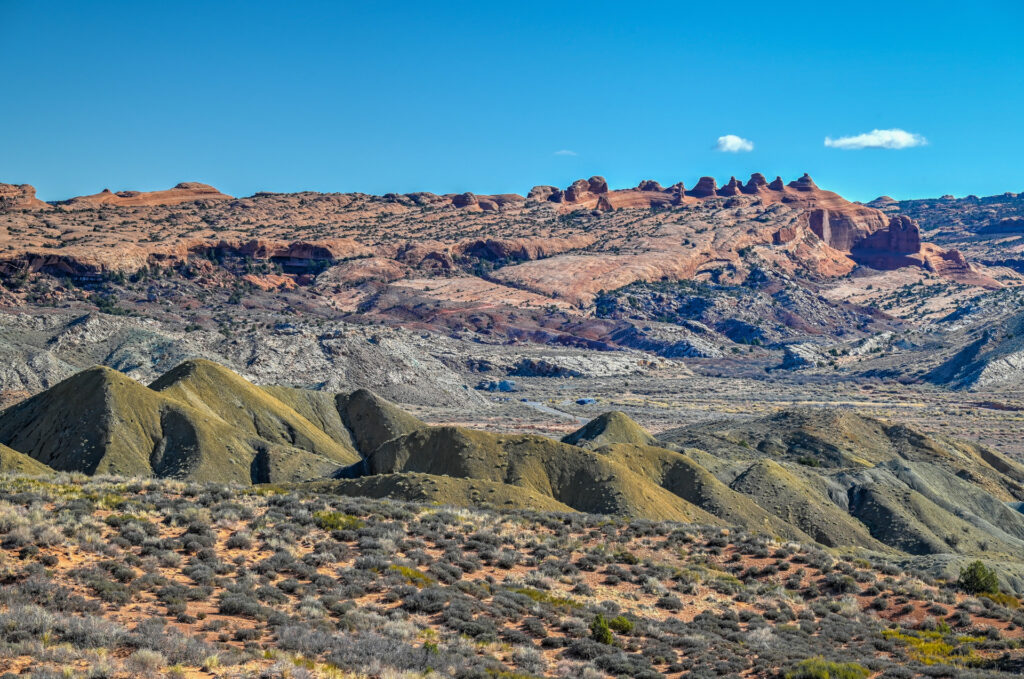 cache valley in arches national park