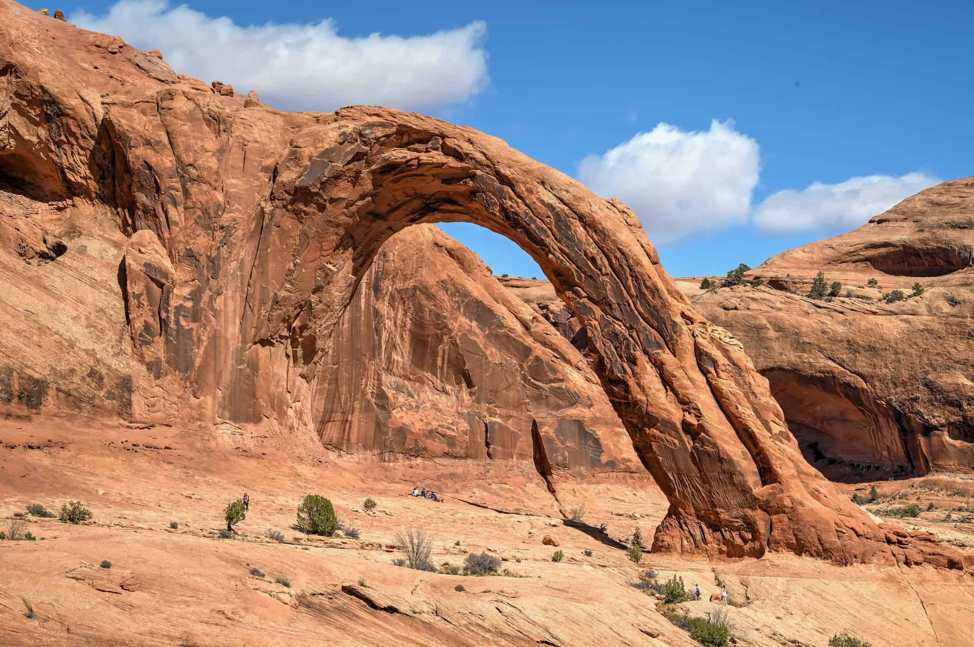 view of the corona arch, near moab