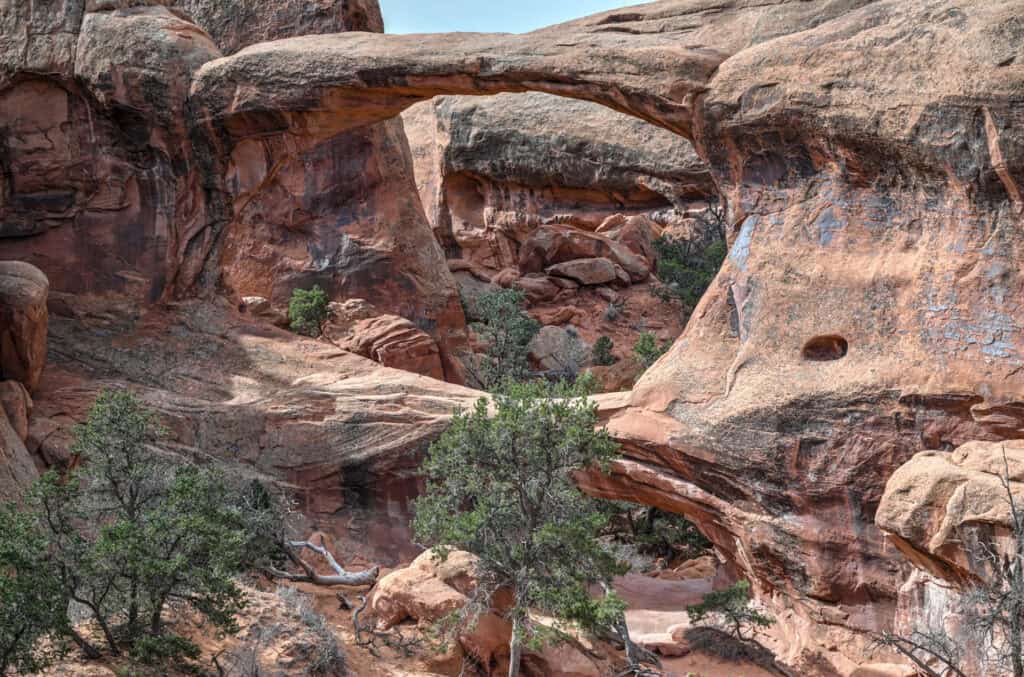 Double O arch in devil's garden