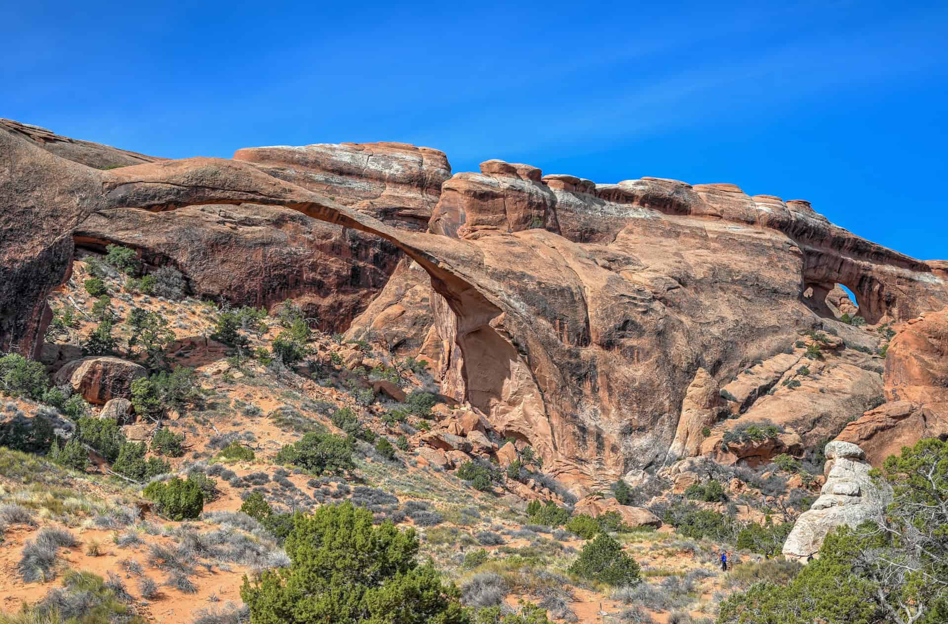 landscape arch seen along the devil's garden trail