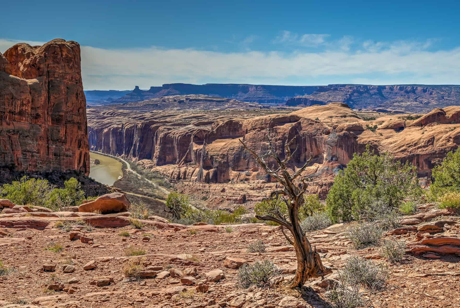 view from the stairmaster trail (moab rim trail)