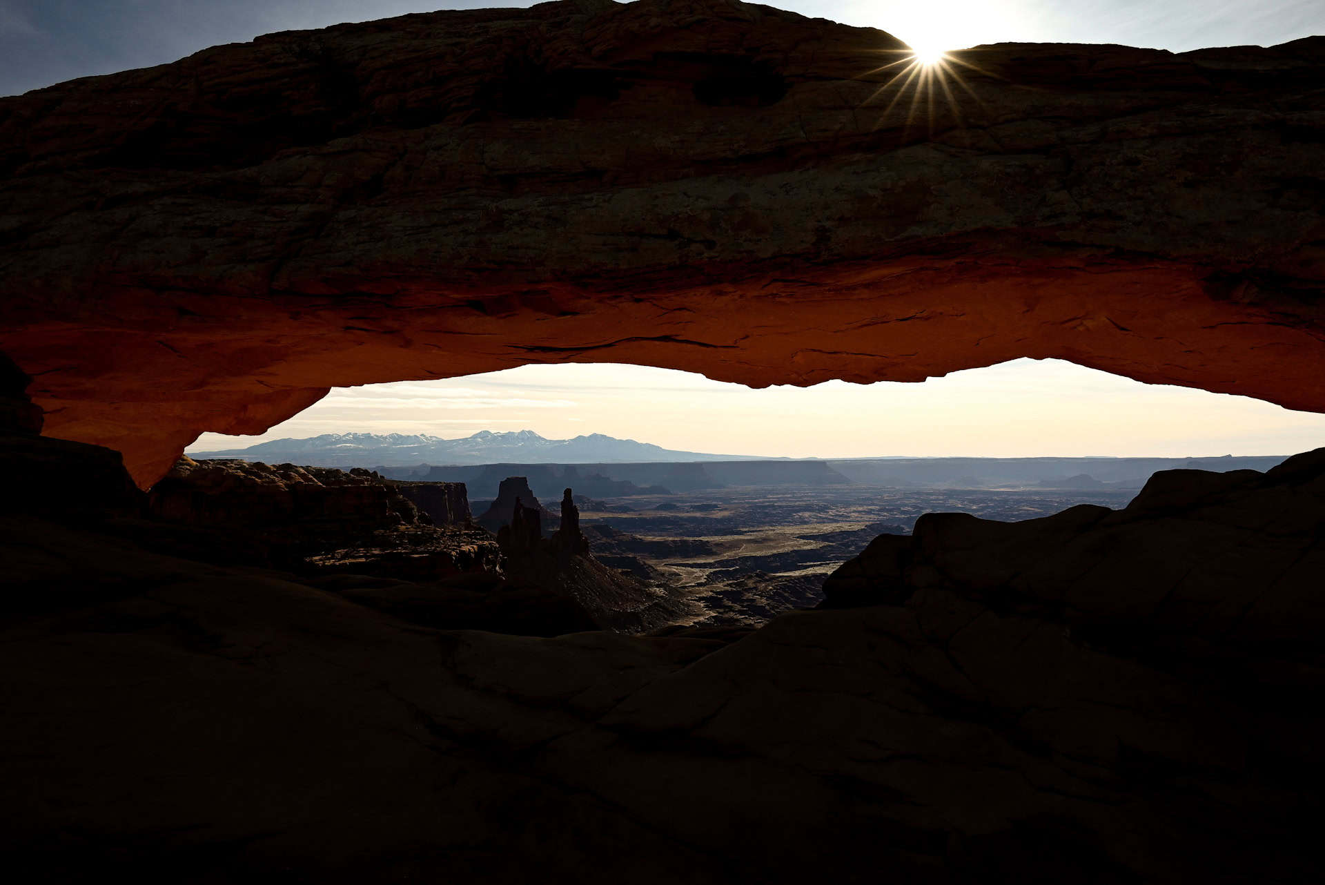 mesa arch at sunrise
