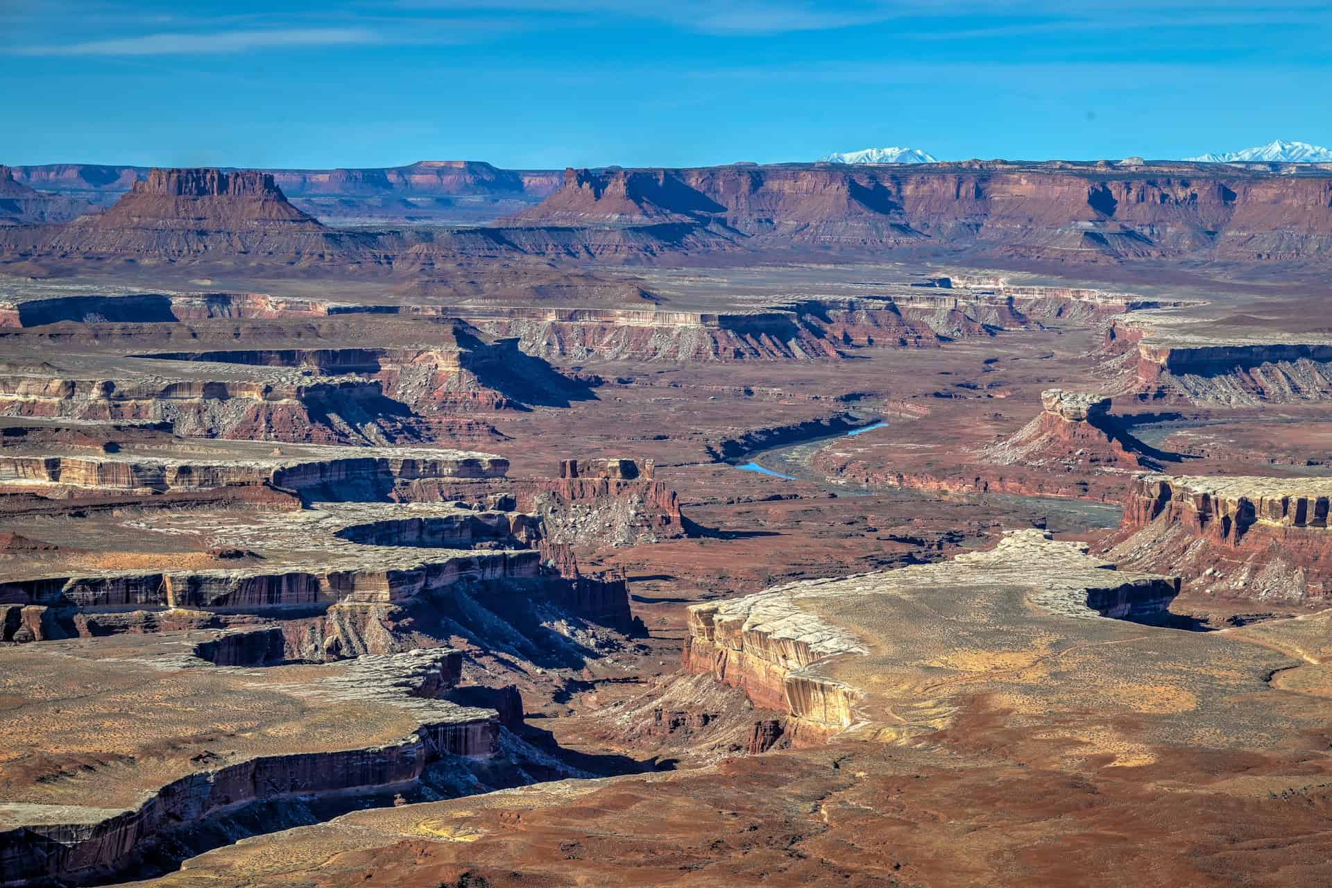 green river overlook in canyonlands national park, island in the sky