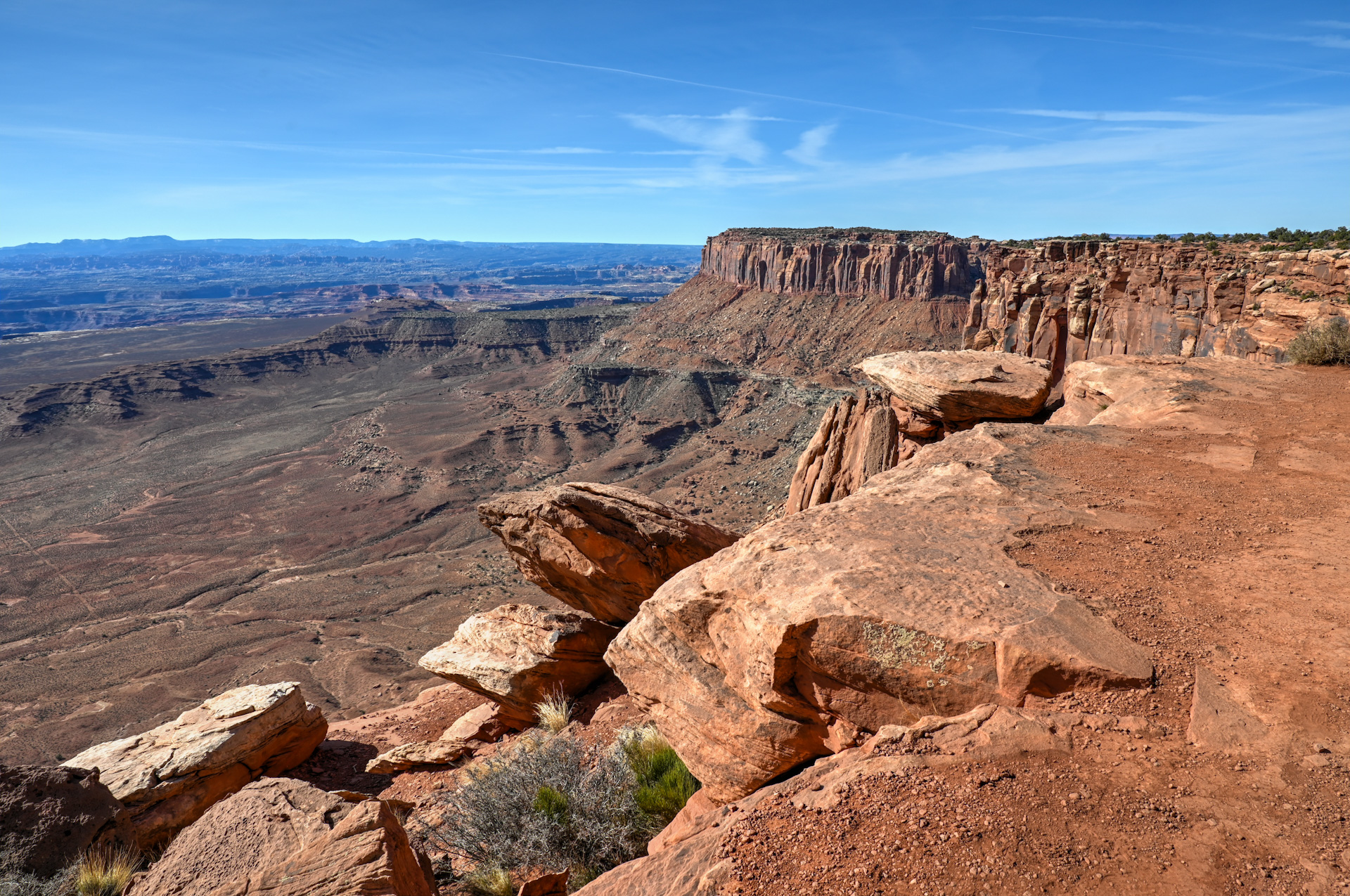 view of the grand view point overlook trail