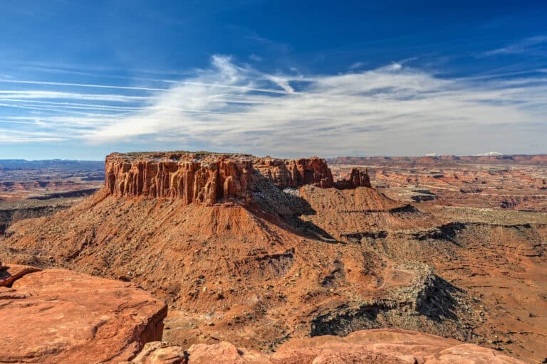 grand view point overlook in canyonlands