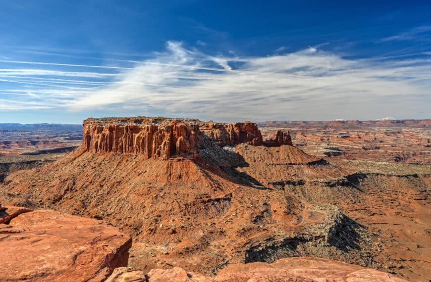 grand view point overlook in canyonlands