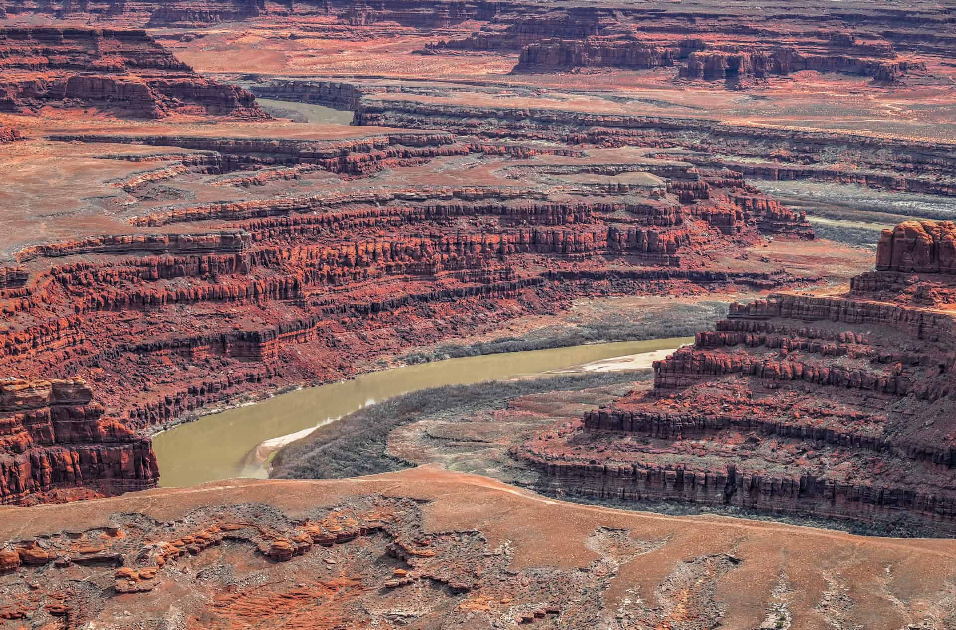 canyon view in Dead Horse Point state park