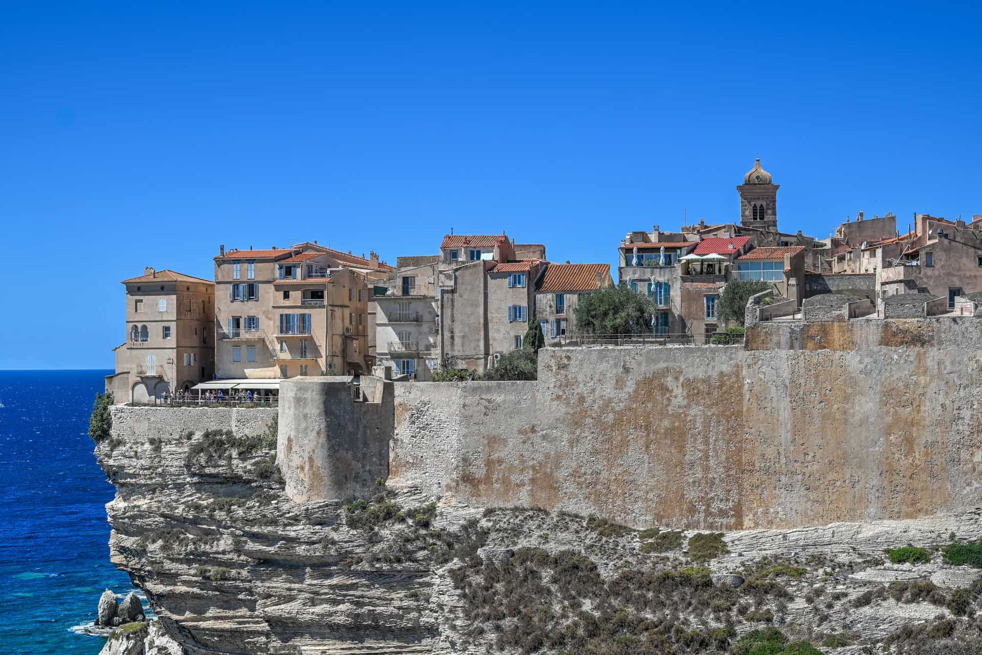 view of Bonifacio from Campu Rumanilu Trail
