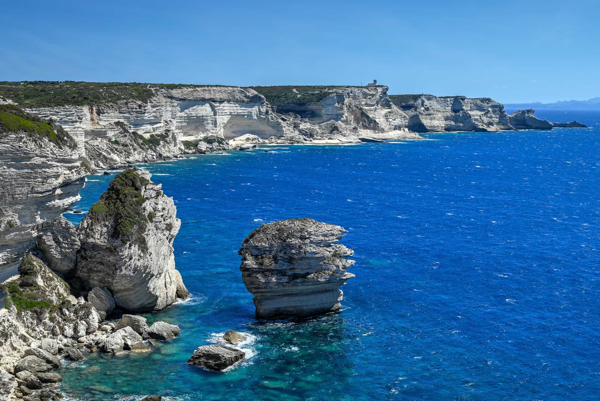 Bonifacio cliffs as viewed from the Bastion of the Standard